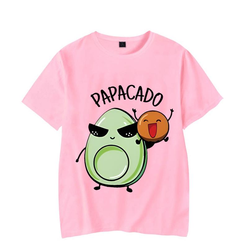 

Kawaii Papacado Mamacado Print Couple Matching Cartoon Tshirt Summer Women Men Funny Graphic Tshirts Lovers Streetwear Tops Tees 4XL