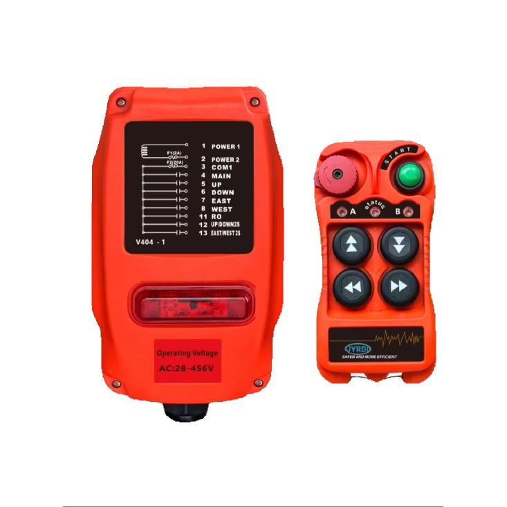 New Q404 4 Buttons double Speed Industrial Wireless Radio Crane Remote Control switches winches Hoist track Crane Controller
