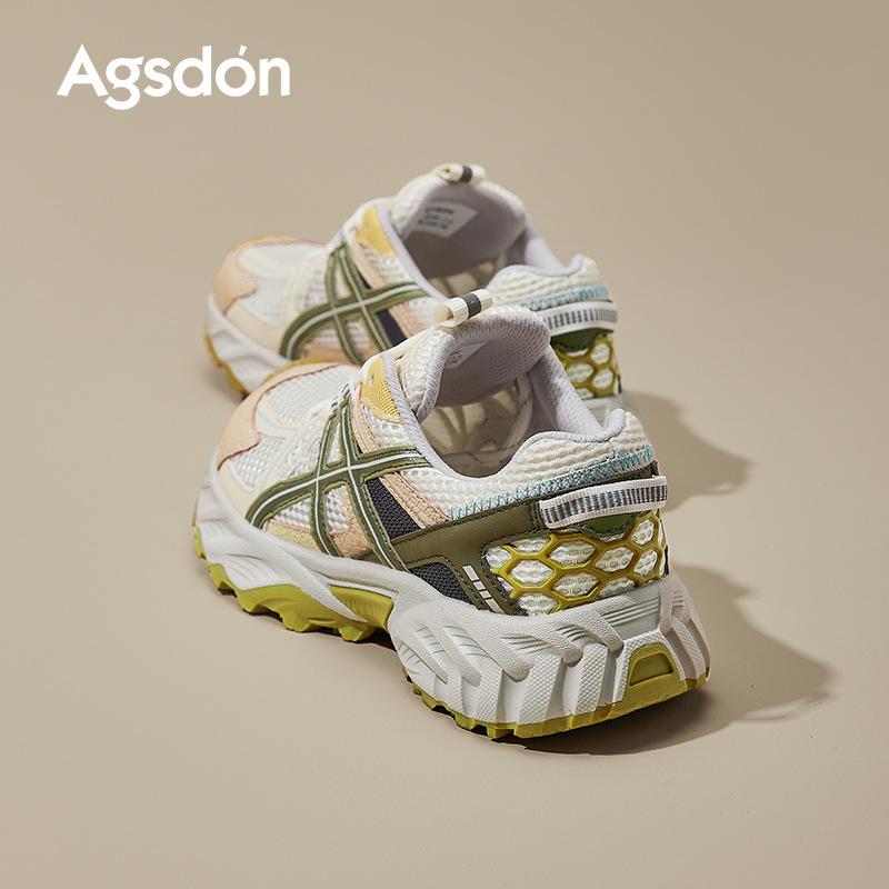 Augustine Daddy Shoes Women's 2025 New Summer Mesh Platform Casual Board Shoes Sports Forrest Gump Training Shoes