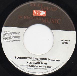 

7inch Record ELEPHANT MAN - Sorrow To The World VPS8808 VP Records Jamaica Reggae, Ska & Dub Used