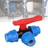 High Performances Diameter 32mm 3 Way Round Valves for Efficient Water Direction Control in Sturdy Plastic Pipes