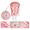 Oenux Ocean Animals Model Jellyfish Starfish Sea Anemone Coral Action Figures Aquarium PVC Miniature Educational Kids Toy Gift