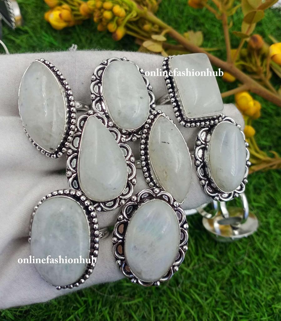 Amethyst Gemstone 925 Sterling Silver Plated Handmade Ring Jewelry NST-HR13