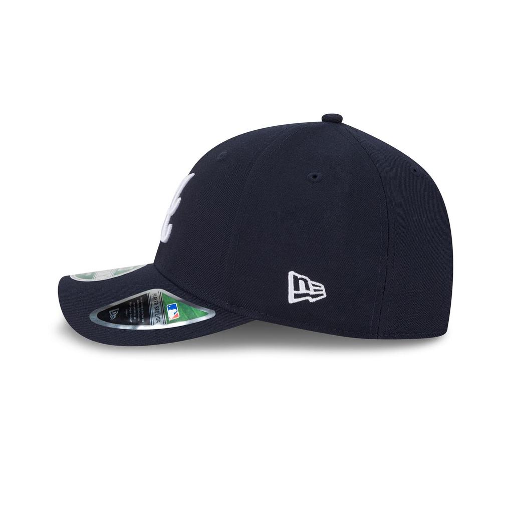 New Era 9FORTY Snapback Atlanta Braves MLB Authentic Player Replica Snapback Cap Navy ATLANTA BRAVES 940MC M-CROWN On-Field [Used]