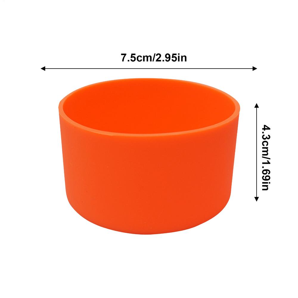 Water Bottle Silicone Boot Cover Silicone Water Bottle Boot Anti-Slip Bottom Cover Bottle Tumbler Boot Water Bottle Accessories