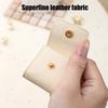 1/3Pcs Jewelry Storage Bag Earring Organizer Solid Color Mini Size Portable Foldable Travel Jewelry Organizer Case with Buckle