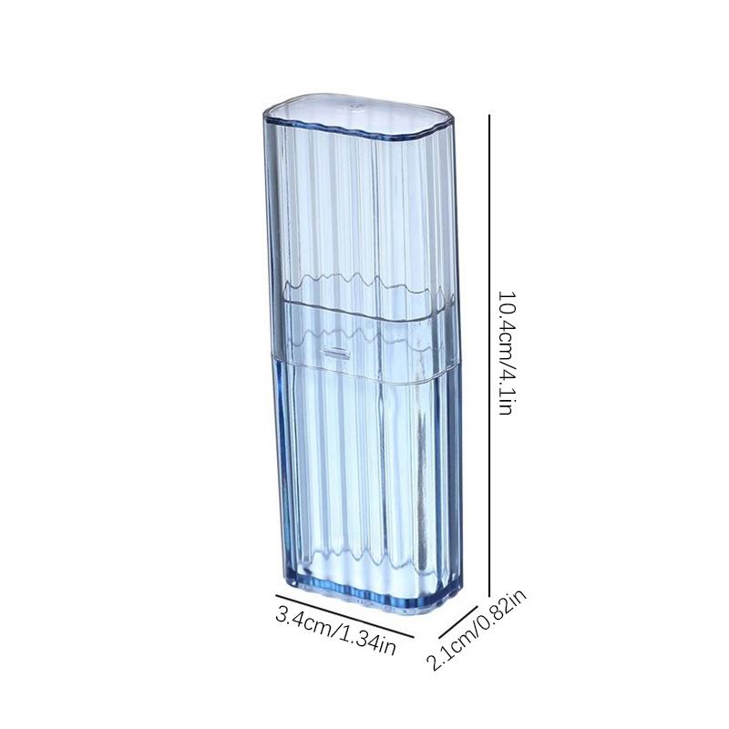 Nešiojama Skaidri Mini Laikymo Dėžutė Kelionėms Dantų Krapštukų, Vatos Pagaliukų Dėžutė Paprasta Smulkių Daiktų, Pleistrų Klasifikavimo Dėžutė