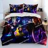 3D VALORANT Game Gamer Cartoon Comforter Bedding Set,Duvet Cover Bed Set Quilt Cover Pillowcase,king Queen Size Bedding Set Kid