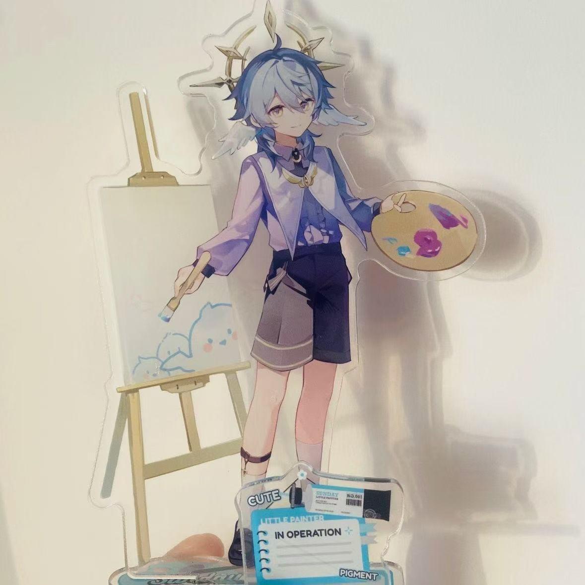 

Honkai Star Rail Робін Сандей Акриловий стенд Аніме Настільна прикраса 10cm Stand