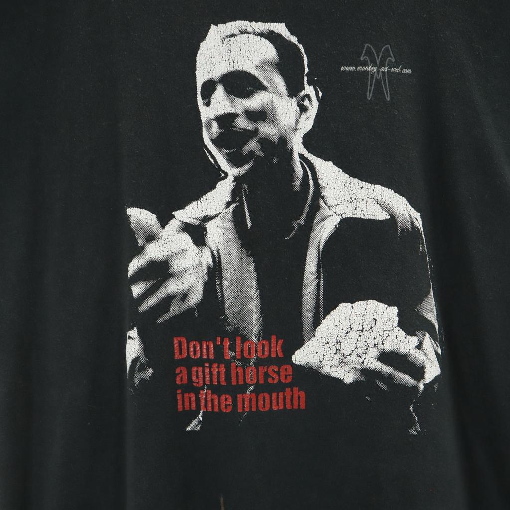 T-shirt z krótkim rękawem czarny Męski Używany