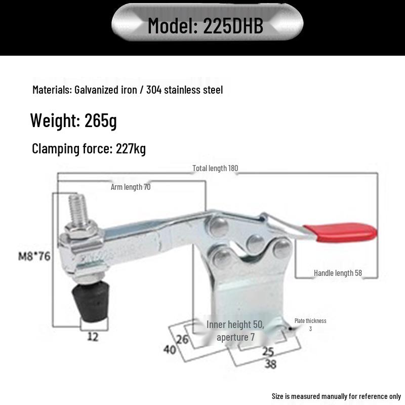 XB-203F Durable Quick Clamp Fixture for Machine Tools