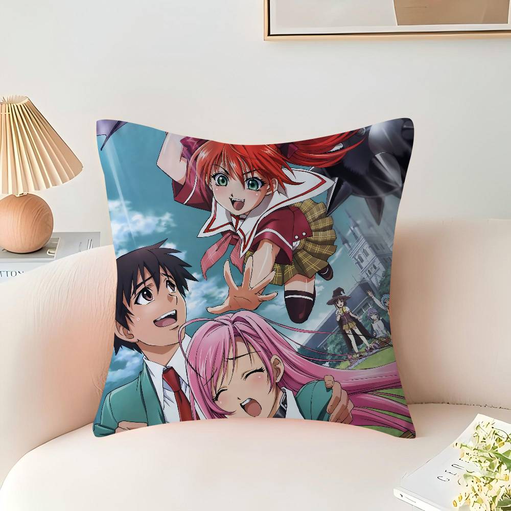 Anime R-Rosario Vampire Maple Design Cushion Cover Happy Autumn Harvest Decor Holiday Decorati Pillow Cover
