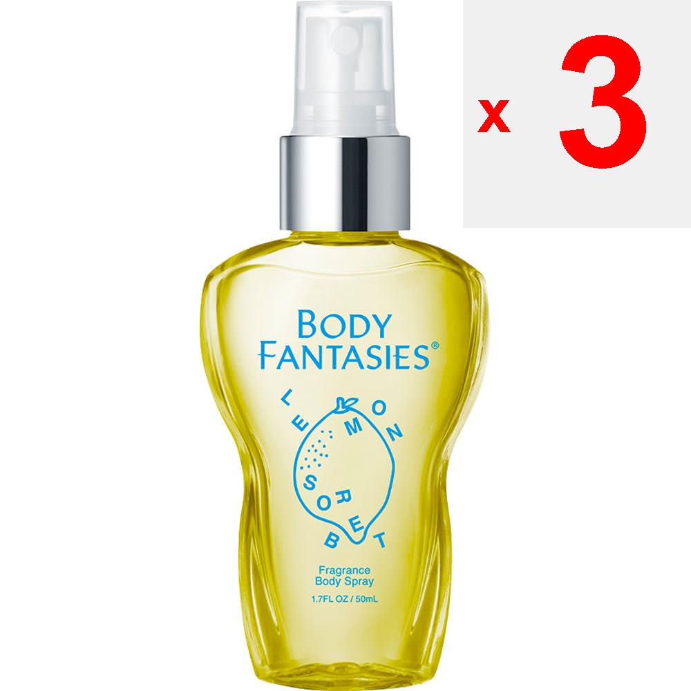 Fitz Corporation Body Fantasy Body Spray Lemon Sorbet 50ml Other (check Locks, Tongue Cleaners, Etc.) Body Care Spray 1-2 Pumps On Neck, Wrists, Ankle