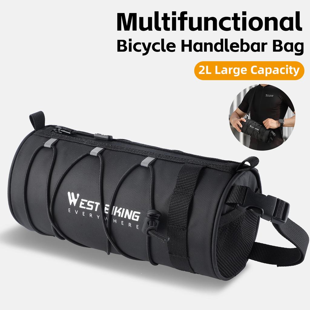 Practical Bicycle Bag Multifunctional Bike Bag Large Capacity Bike Front Storage Bags AntiDrop