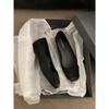 French flat-soled retro single shoes women's shoes 2025 new spring, autumn and winter one-pedal grandma shoes small fragrant evening shoes
