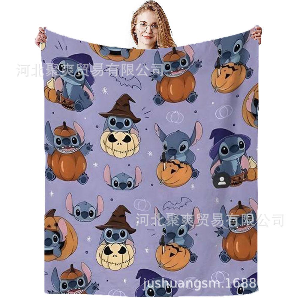 Stitch Flannel Blanket Star Baby Blanket Air Conditioning Blanket Nap Blanket Flannel Blanket Cross Border