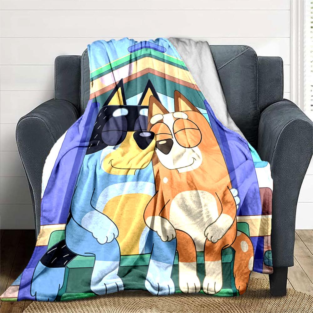 1 Stück B-Blucy Decke, Geschenk, für Männer und Frauen, Weiche Decke, Gut für Schlafsofa Couch Reisen, Leichte Flanelldecke