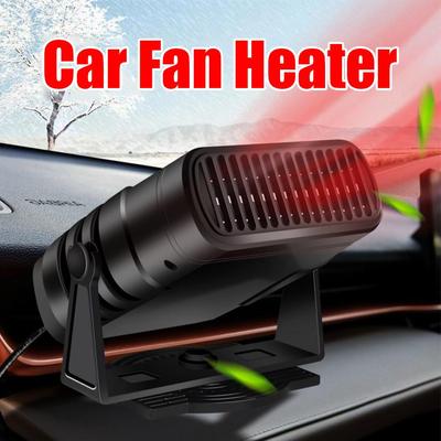 Ventilador Aquecedor de Carro 200W 4 em 1 Refrigeração Aquecimento 12V/24V Portátil Aquecedor de Para-brisa Automotivo Descongelação Desembaçamento Aquecimento Refrigeração
