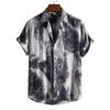 Moda Estiva Camicia da Uomo Casual Manica Corta Moda Versatile