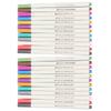 24Pcs Metallic Marker Pens 24 Colors for Photo Album Black Paper Card Making Rock Art Painting