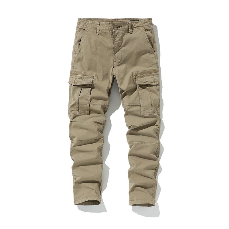 

New Men s Straight Overalls Wear-resistant Multi-pocket Tide Brand Mountaineering Outdoor Sports Casual Trousers 28