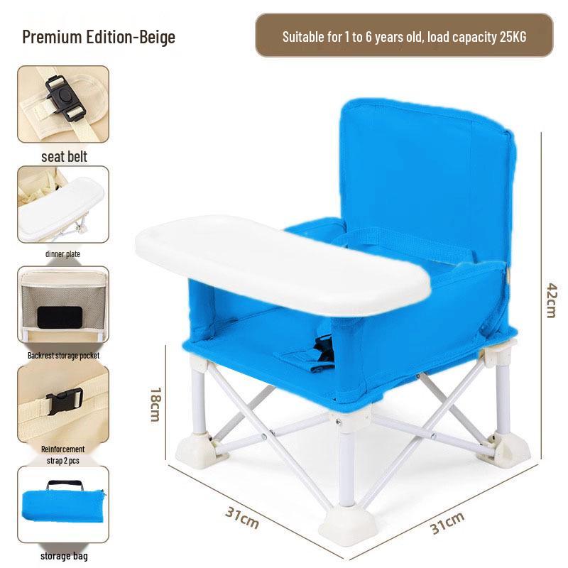 Kids' Portable Folding Chair for Camping, Dining, Beach, and Photography.