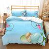 Cartoon Rabbit Duvet Cover Set Twin Queen Colorful Eggs Bedding Set Microfiber Floral Comforter Cover For Girls Boys Easter Gift