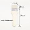 Wool Soft Bristle Barbecue Brush – Water-based Paint & Baking Brush with Long Handle, Available In Sizes 1-5 Inches