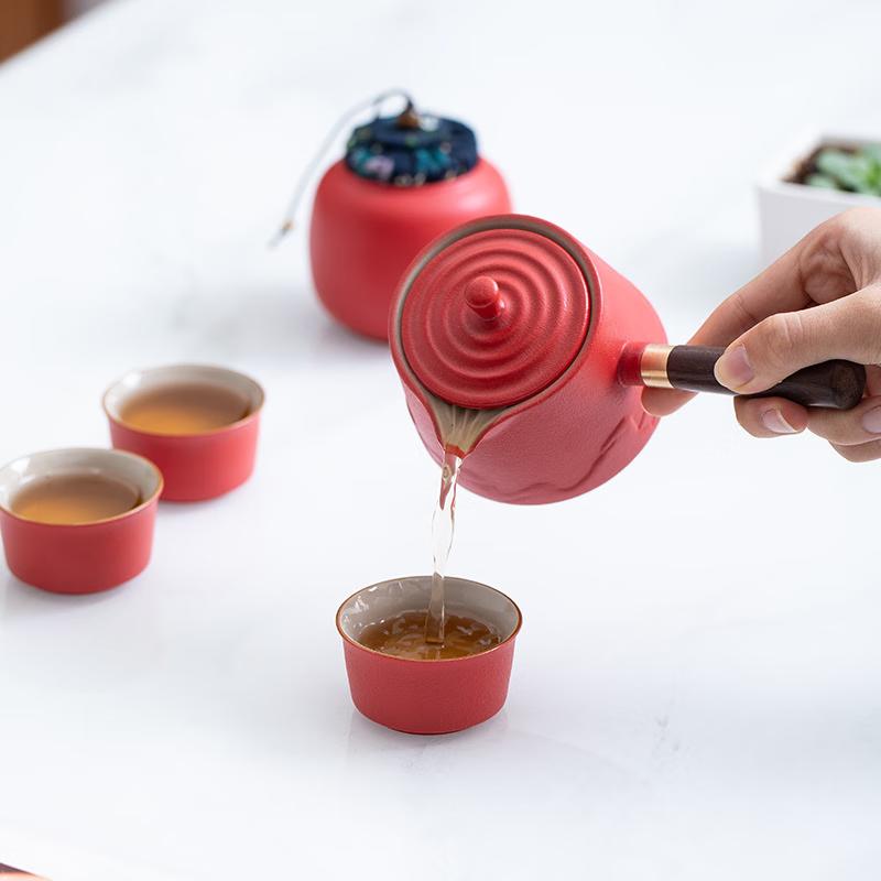 Elegant Ceramic Tea Set Gift Box