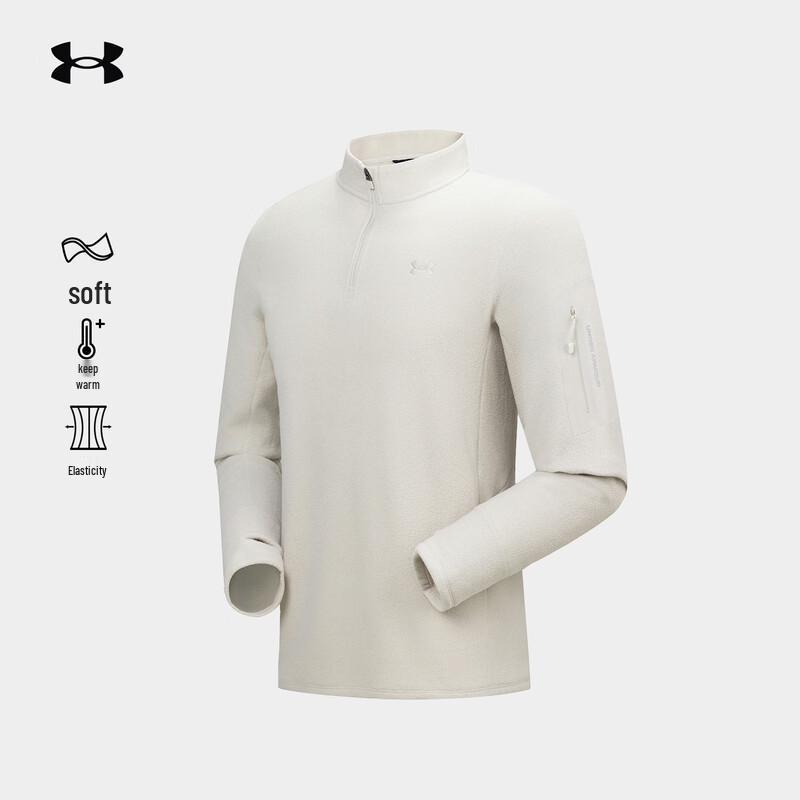 Under Armour Men s Outdoor Stand-Collar Fleece T-Shirt L