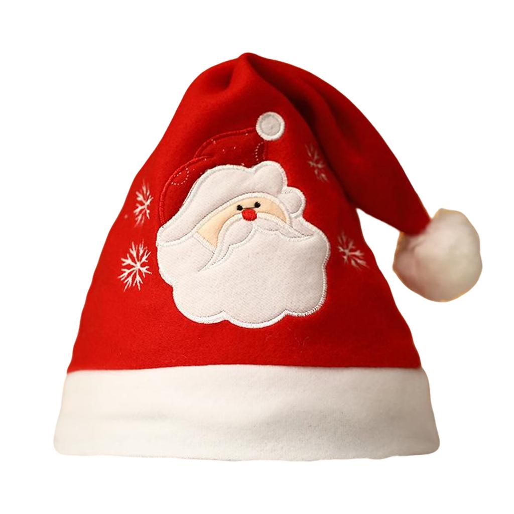 Personalized Custom Adult Hat Red Christmas Hat Decoration