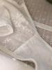 French-Style Luxury Cotton Embroidered White Apron Dress
