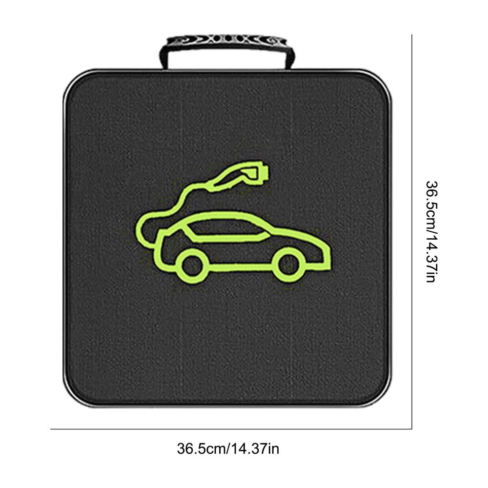Ev Charger Cable Organizer Bag Portable Electric Vehicle Cable Organizer Waterproof Electric Car Charger Case Carry Bag For Ev