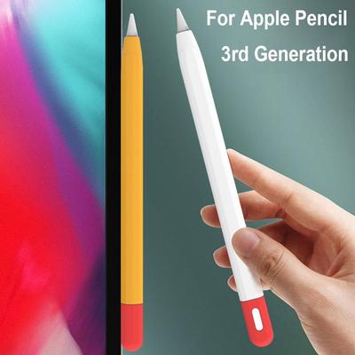 Tablet Stylus Protective Case Silicone Anti Slip USB-C Touch Pen Sleeve Waterproof Ergonomic for Apple Pencil 3rd Generation