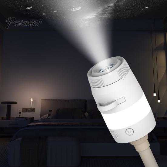 Portable Night Light Projector 2-in-1 Star Light, Starry Sky Ambient Lamp with Films, Dual Mode USB Powered Dual-Mode for Bedroom Sleep And Decoration
