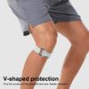 Patella Kneecap Band Adjustable Silicone Knee Tendon Strap Pressurized Protector Knee Pad Shock Absorption Basketball Sports