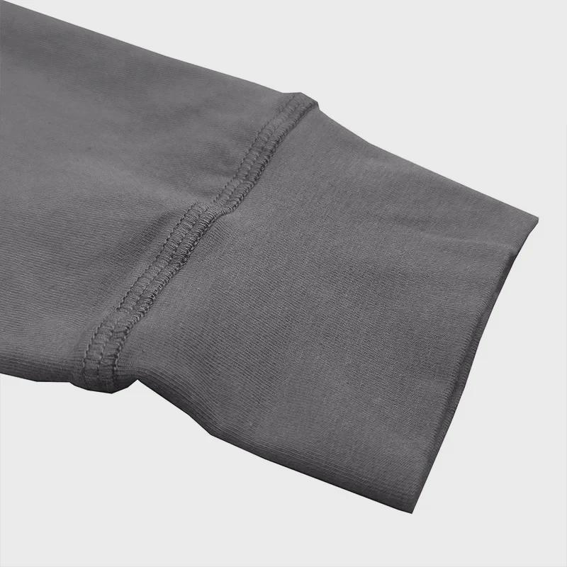 Heren Katoen Henley Shirt met Lange Mouwen - Europese & Amerikaanse Stijl