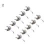 10Pcs Pegboard Hooks Straight Upturned Design Iron Shelf Display Hangers for Supermarkets Home Organization