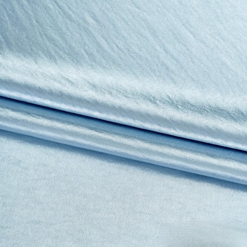 Chinese Style Lustrous Acetic Acid Gold Lustrous Satin Fabric Water Light Satin Natural Pleated Texture Drape Fabric Textile