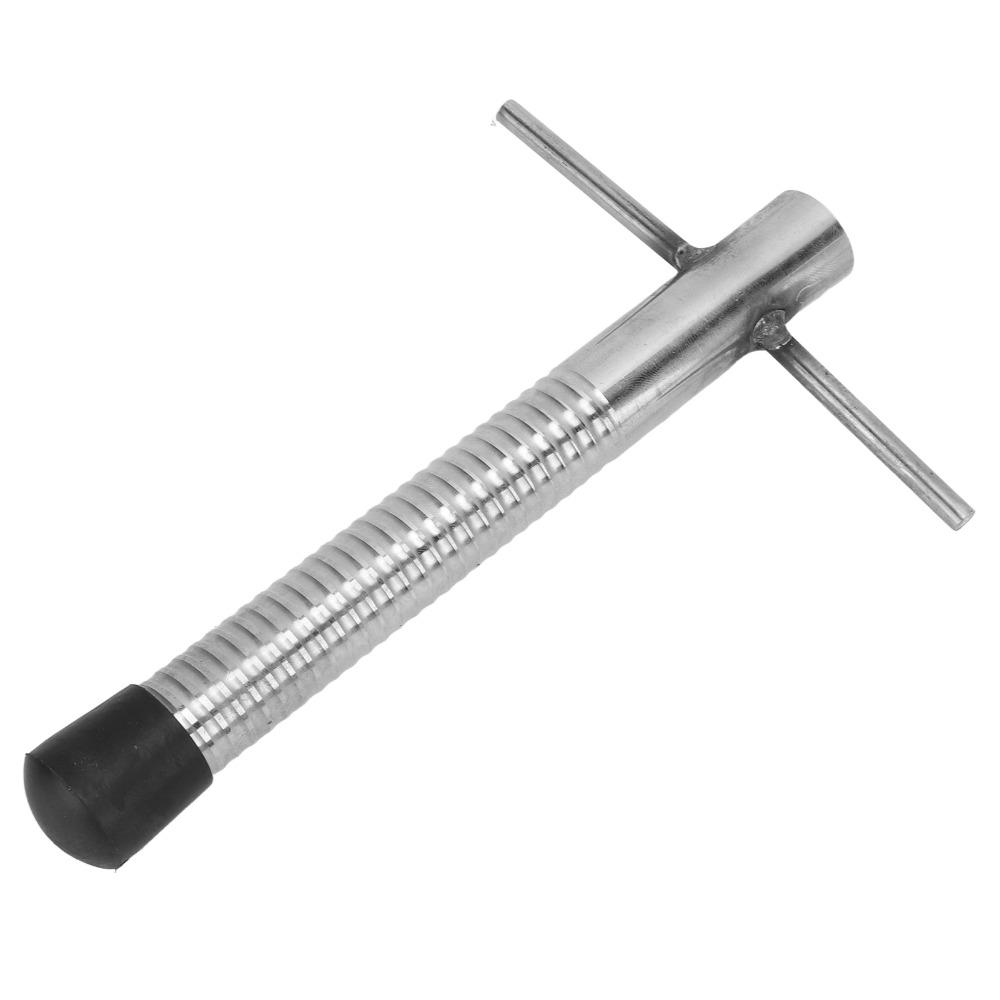 2PCS Stainless Steel Ice Augers Wearproof Ice Nail Portable Fishing Ice Drill  Outdoor Camping