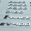 EV400 I-PACE D140 D180 D250 P200 P250 P300 P340 P350 P380 Lettres Chiffres Coffre de Voiture Emblème Plaque Nom Logo Autocollant Noir Chrome