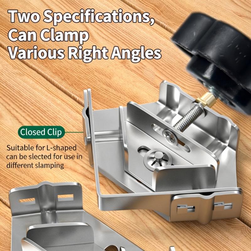 Professional 90 Degree Metal Clamps For Woodworking Welding Projects Ergonomic Durability Construction