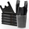 Universal Black Disposable Garbage Bag Durable Handheld Vest Garbage Bag Kitchen Bedroom Toilet Household Storage Tool