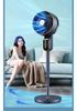 2026 Silent Vertical Floor Fan with Remote Control for Dormitory Use