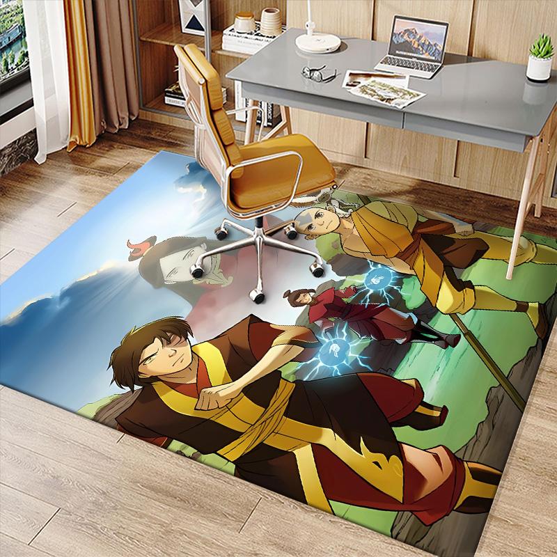 Avatar The Last Airbender1 Printed Absorbent Washable Carpet, Non-Slip Bathroom Mats, Kitchen Rugs, Yoga Mat,Living Room Entrance, Camping Picnic Rugs
