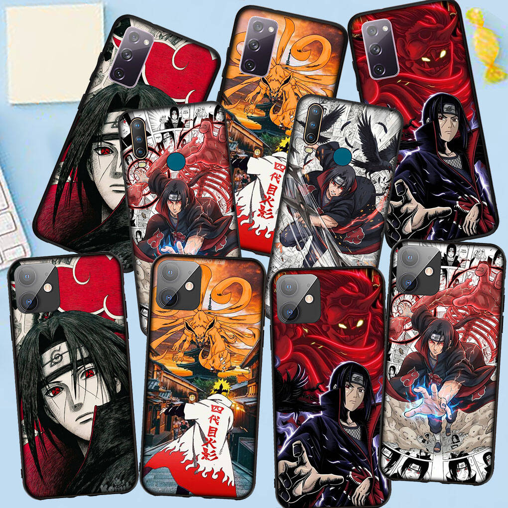 Phone Case for iPhone 17 15 16 Plus Redmi Note 14 12 11 13 Pro Max Huawei P30 P20 Lite OPPO A60 A40 A80 A38 A54 A17 Anime Uchiha Itachi Narutos Cover
