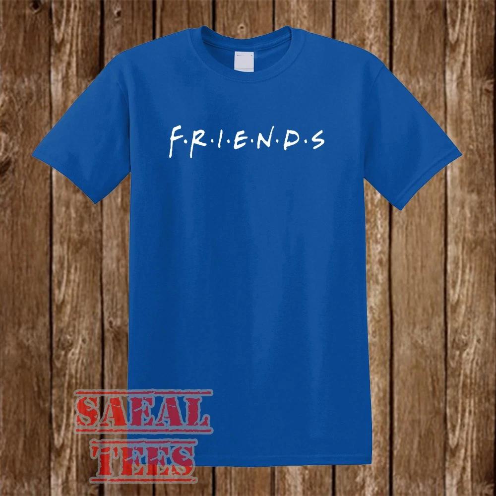FRIENDS 90 s Retro TV Show Men s Blue Size S-5XL XXXXL