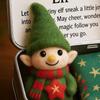 Christmas Pocket Hug Gift Handmade Felt Keepsake In Tin Box With Inspirational Message Card Little Pocket Xmas Stocking Stuffers
