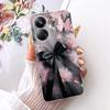 For Realme 10 Pro Case Soft Silicone TPU Protective Bow flower Phone Case For Realme 10Pro+ transparent Realme10 4G Cover Coque