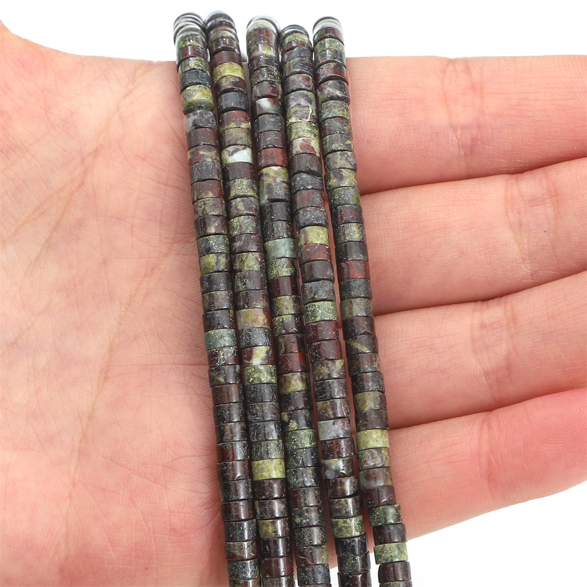 

2x4 мм бирюзовые агаты нефритовые бусины-разделители плоские круглые бусины из натурального камня аметист тигровый глаз бусины для изготовления ювелирных изделий DIY браслет ожерелье серьги Dragon Blood Jasper